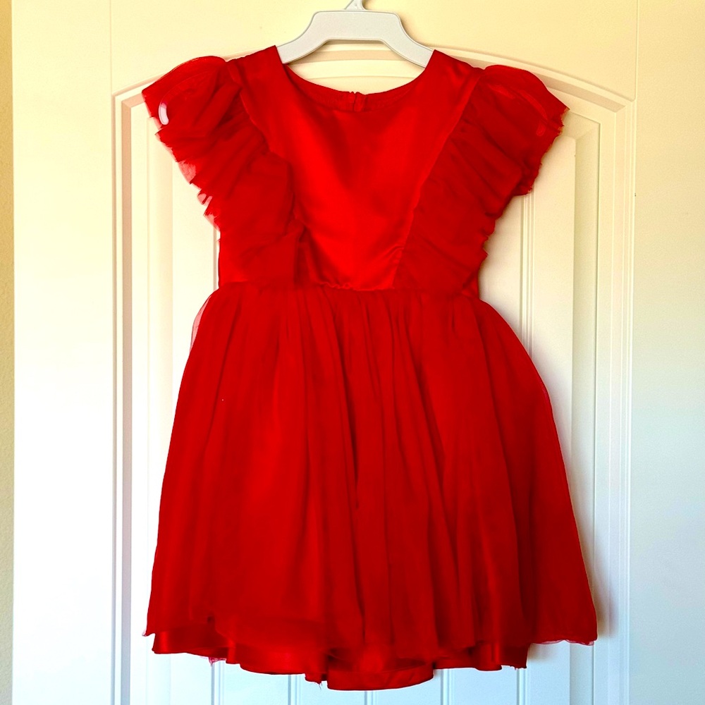 Trish Scully Milly Dress in Crimson.  Size 5.